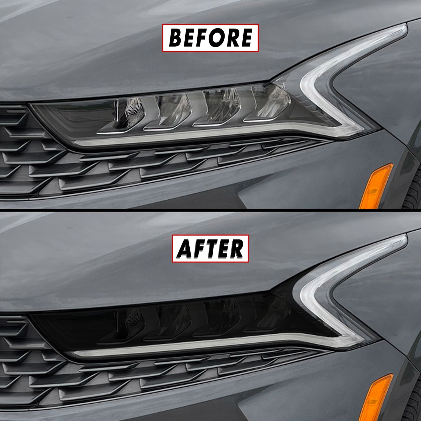2021-2023 Kia K5 | Headlight Cutout PreCut Tint Overlays