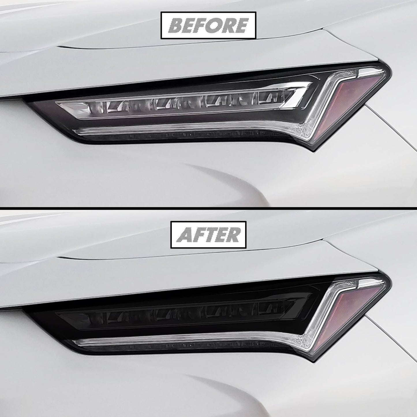 2021-2022 Acura TLX | Headlight Cutout PreCut Tint Overlays
