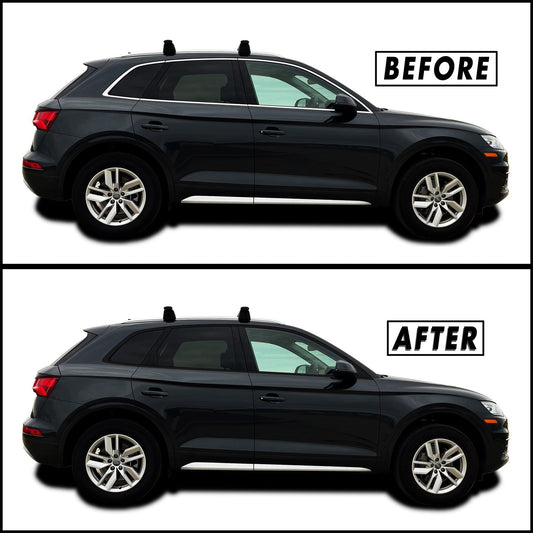 2018-2020 Audi Q5 | Window Trim Chrome Delete PreCut Vinyl Wrap