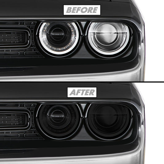 2015-2022 Dodge Challenger | Headlight PreCut Tint Overlays