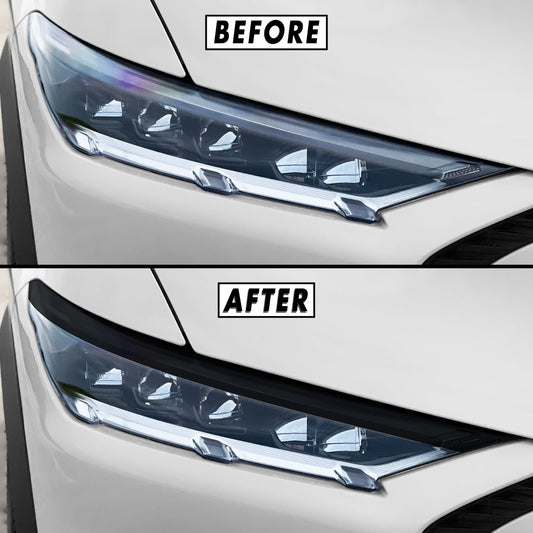 2021-2022 Ford Mustang Mach-E | Headlight Eyelid PreCut Vinyl Overlays