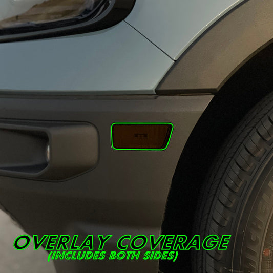 2021-2022 Ford Bronco Sport | Side Marker & Reflector PreCut Tint Overlays