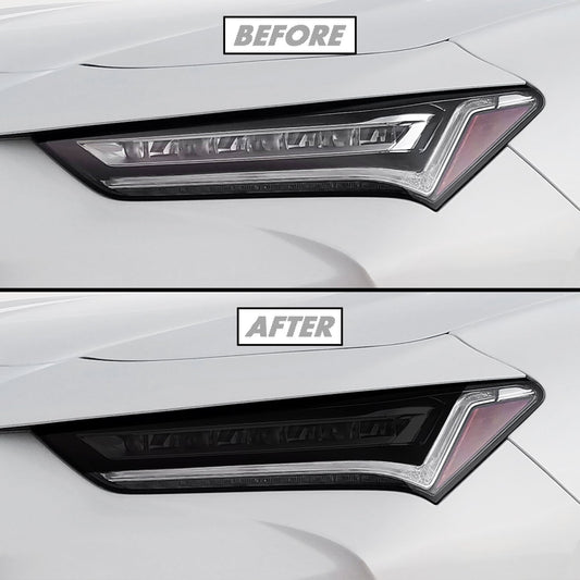 2021-2022 Acura TLX | Headlight Cutout PreCut Tint Overlays
