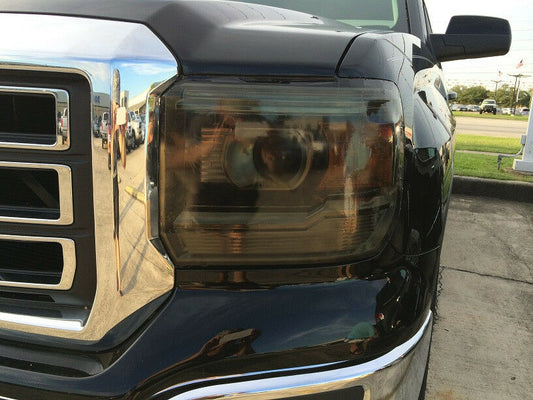 2014-2019 GMC Sierra | Headlight PreCut Tint Overlays