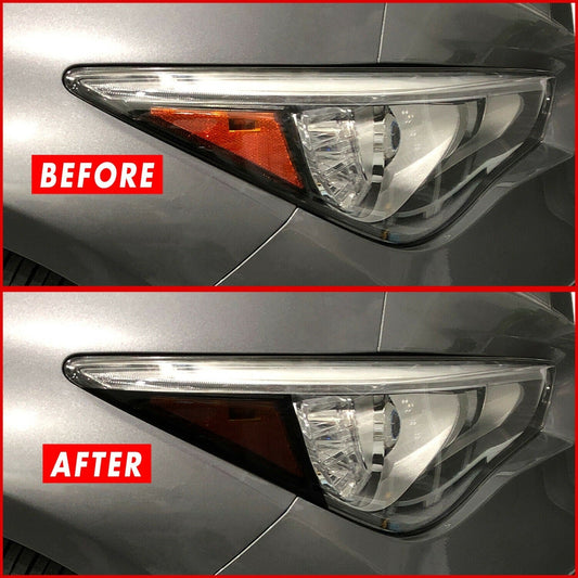 2014-2022 Infiniti Q50 | Headlight Side Marker PreCut Vinyl Overlays